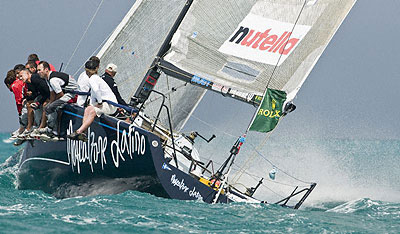 Vincenzo Onorato's Mascalzone Latino (ITA). Photo copyright ROLEX Kurt Arrigo.
