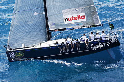 Vincenzo Onorato's Mascalzone Latino (ITA). Photo copyright ROLEX Kurt Arrigo.