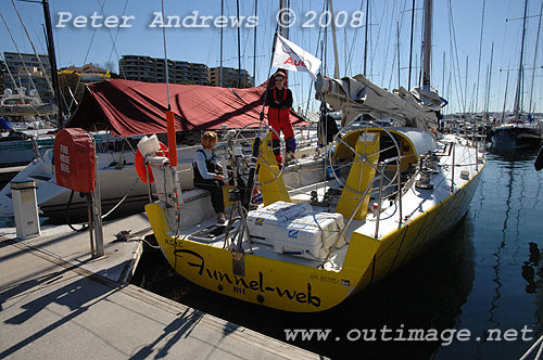 Sibby MacFadyen's Hick 50 Funnel Web, ahead of the 2008 Sydney to Gold Coast Yacht Race.