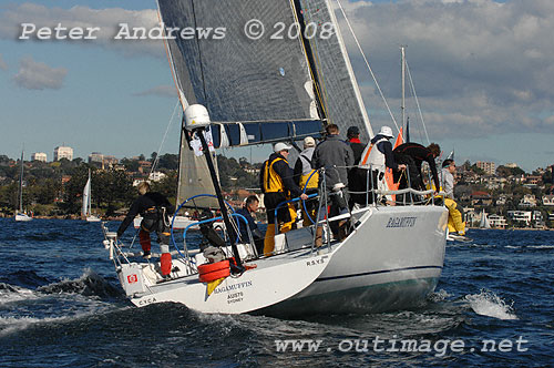 Syd Fischer’s TP52 Ragamuffin. Photo copyright Peter Andrews.