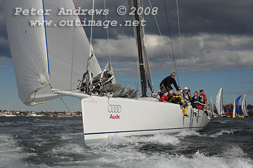 Syd Fischer’s TP52 Ragamuffin. Photo copyright Peter Andrews.