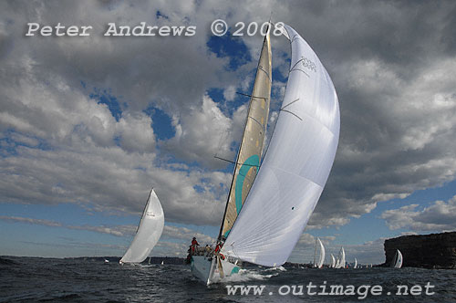 Ray Roberts' Cookson 50 Quantum Racing on its way to the Gold Coast.