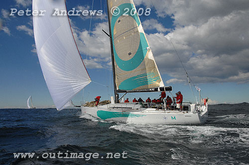 Ray Roberts' Cookson 50 Quantum Racing on its way to the Gold Coast.