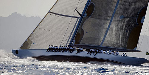 R.S.V. LTD's Ranger, leading the cruising division after two races in the Maxi Yacht RolexCup 2008. Copyright Rolex and Kurt Arrigo.