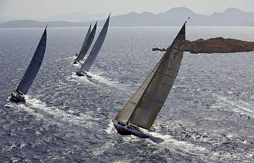 The Crusing Division fleet in the Maxi Yacht Rolex Cup 2008.Photo copyright Rolex - Kurt Arrigo.