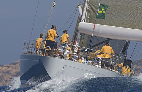 Gunter Herz's Mini Maxi Allsmoke in the Maxi Yacht Rolex Cup 2007. Copyright Rolex and Kurt Arrigo.