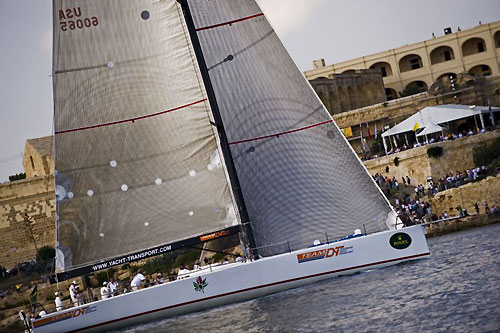 Roger Sturgeon's Rosebud / Team DYT, at the start of the Rolex Middle Sea Race 2008 in Valletta, Malta. Photo copyright ROLEX and Kurt Arrigo.