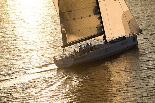 Roger Sturgeon's Rosebud / Team DYT, during the Rolex Middle Sea Race 2008. Photo copyright ROLEX and Kurt Arrigo.