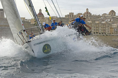 Arthur Podesta's Elusive Medbank at the start of last years Rolex Middle Sea Race. Photo copyright ROLEX and Kurt Arrigo.