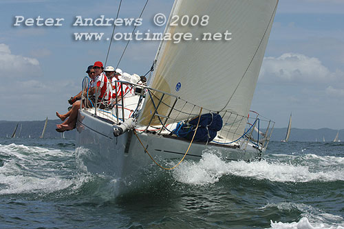 Bill Ebsary's Beneteau 44.7 Le Billet seen here off Broken Bay earlier this year is competing in the IRC Racer - Windward / Leeward Offshore Course of the Sydney Short Ocean Racing Championships. Photo copyright Peter Andrews.