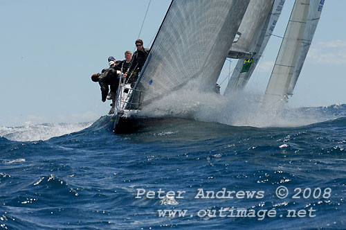 Lang Walker's Farr 40 Kokomo, skippered by Matt Allan during Day 3 of the Rolex Trophy One Design Series, Sydney Australia. Photo copyright Peter Andrews