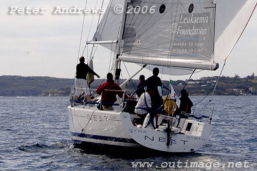 Richard Holstein's Sydney 38 Leukaemia Foundation seen here on Sydney Harbour in 2006 is racing in the 2008 Rolex Sydney Hobart Yacht Race. Photo copyright Peter Andrews.