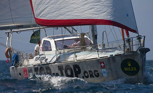 Swiss Top to Top Global Climate Expedition and the first Swiss entry ever in the Rolex Sydney Hobart's history, Dario Schwoerer's Pachamama. Photo copyright ROLEX / Carlo Borlenghi.