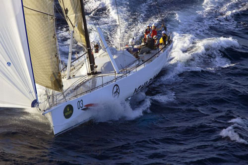 Ichi Ban passing Merimbula. Photo copyright Rolex / Daniel Forster.