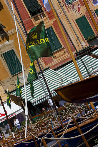 Dock Side Portofino. Photo copyright Rolex and Carlo Borlenghi.