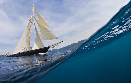 Luigi Donna's Varuna, during the Portofino Rolex Trophy 2009. Photo copyright Rolex / Carlo Borlenghi.