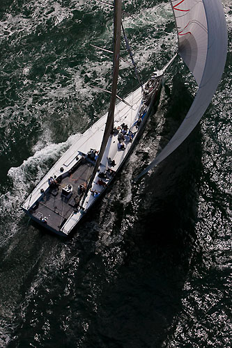 Karl Kwok's Blue Water 80 Beau Geste, during the Rolex Fastnet Race 2009. Photo copyright Rolex - Carlo Borlenghi.