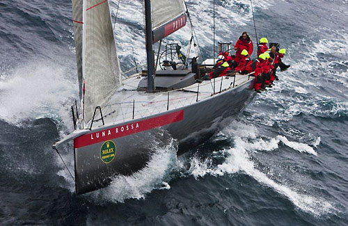 Vittorio Volonte's STP 65 Luna Rossa, during the Rolex Fastnet Race 2009. Photo copyright Rolex - Carlo Borlenghi.