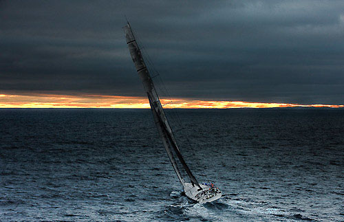 Mike Slade's ICAP Leopard, during the Rolex Fastnet Race 2009. Photo copyright Rolex - Carlo Borlenghi. 