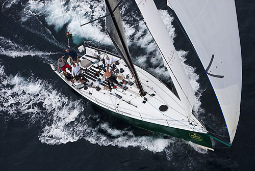 David Aisher's Rogers 46 Yeoman XXXII, approaching Scilly Island during the Rolex Fastnet Race 2009. Photo copyright Rolex - Carlo Borlenghi.