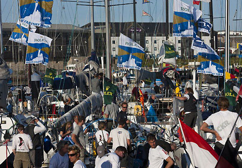 Sutton Harbour, Plymouth UK, the final destination of the Rolex Fastnet Race 2009. Photo copyright Rolex - Carlo Borlenghi.