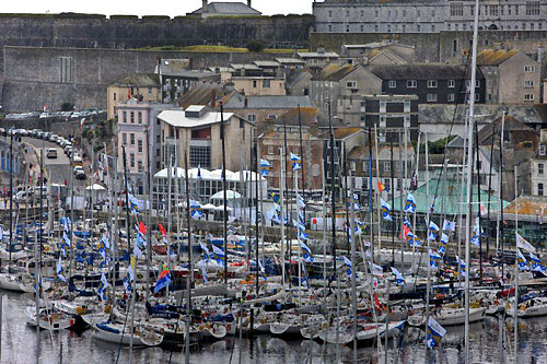 Sutton Harbour, Plymouth UK, the final destination in the Rolex Fastnet Race 2009. Photo copyright Rolex - Carlo Borlenghi.