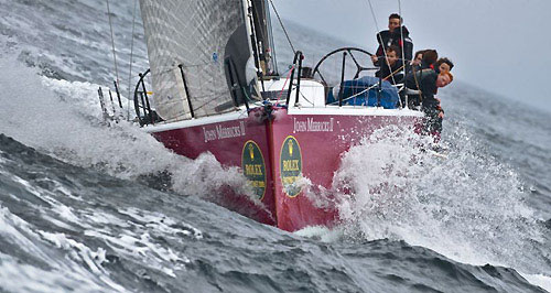 The RYA Keelboat Programme's TP 52, John Merricks II, during the Rolex Fastnet Race 2009. Photo copyright Rolex - Kurt Arrigo.