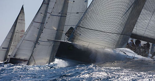 Niklas Zennström's JV 72 Rán (GBR) at the starting line, during the Maxi Yacht Rolex Cup 2009.Photo copyright Rolex - Carlo Borlenghi.