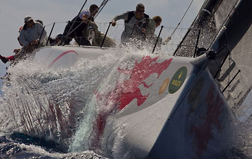 Karl Kwok's IRC 79.8 Beau Geste, during the Maxi Yacht Rolex Cup 2009. Photo copyright Rolex - Carlo Borlenghi.