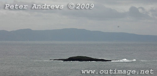 Flinders Island viewed from Hill 60 lookout Port Kembla, 09:20 AEDT. Photo copyright Peter Andrews.