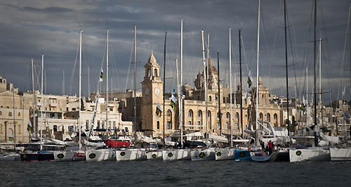 Menacing weather the day before the race in Grand Harbour, Rolex Middle Sea Race 2009. Photo copyright Rolex / Kurt Arrigo.