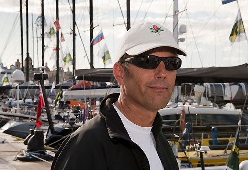 Rosebud's Team Manger Malcolm Park, Rolex Middle Sea Race 2009. Photo copyright Rolex / Kurt Arrigo.