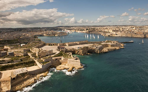 View of the start in Grand Harbour, Rolex Middle Sea Race 2009. Photo copyright Rolex / Kurt Arrigo.