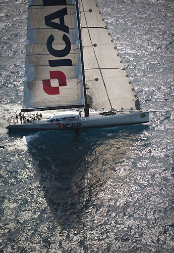 Mike Slade's Farr 100 ICAP Leopard, during the Rolex Middle Sea Race 2009. Photo copyright Rolex / Kurt Arrigo.