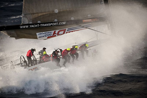 Roger Sturgeon's Rosebud Team DYT, during the Rolex Middle Sea Race 2009. Photo copyright Rolex / Kurt Arrigo.