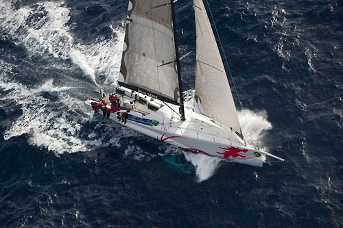 Karl Kwok's Farr 80 Beau Geste, during the Rolex Middle Sea Race 2009. Photo copyright Rolex / Kurt Arrigo.