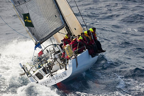 David Franks' J125 Strait Dealer, During the Rolex Middle Sea Race 2009. Photo copyright Rolex / Kurt Arrigo.