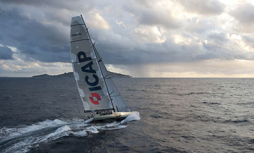 Mike Slade's Farr 100 ICAP Leopard, during the Rolex Middle Sea Race 2009. Photo copyright Rolex / Kurt Arrigo.