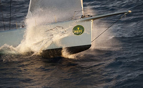 Mike Slade's Farr 100 ICAP Leopard, during the Rolex Middle Sea Race 2009. Photo copyright Rolex - Kurt Arrigo.