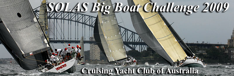 The SOLAS Big Boat Challenge 2009 banner.