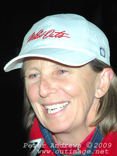 Wild Oats XI’s navigator, Adrienne Cahalan. Photo copyright Peter Andrews, Outimage.