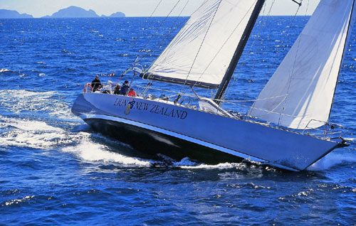 The yacht Lion New Zealand. Photo copyright, Explore NZ