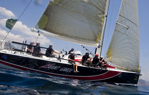 Greg Kearns' Archambault A40RC Avant Garde arrives in Subic Bay, at the end of the Rolex China Sea Race 2010. Photo copyright Daniel Forster, Rolex.