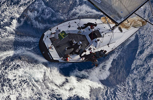 Massimo Mezzaroma's Nerone (ITA) during the 2009 Farr 40 World Championships 2009 at Porto Cervo, Sardinia. Photo copyright Kurt Arrigo, Rolex.