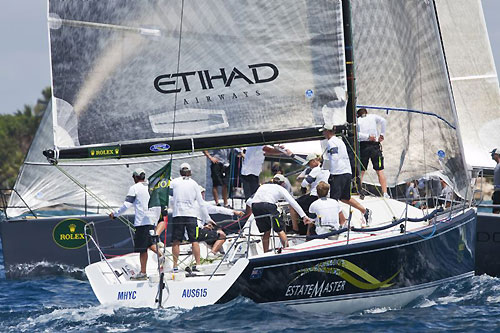 Lisa and Martin Hill's Estate Master, winner of the Rolex Farr 40 Pre-Worlds 2009 at Casa de Campo, Dominican Republic. Photo copyright Daniel Forster, Rolex.