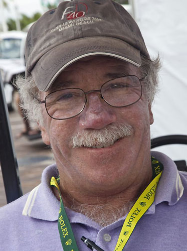 Rolex Farr 40 Worlds' 2010 Principal Race Officer, Peter Reggio. Photo copyright Daniel Forster, Rolex.