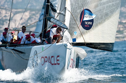 Louis Vuitton Trophy, La Maddalena, Italy, May 22nd-June 6th 2010. Race Day 2. Artemis. Photo copyright Paul Todd, Outsideimages NZ and Louis Vuitton Trophy.