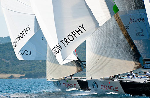 Louis Vuitton Trophy, La Maddalena, Italy, May 22nd-June 6th 2010. Race Day 3. Photo copyright Paul Todd, Outsideimages NZ and Louis Vuitton Trophy.