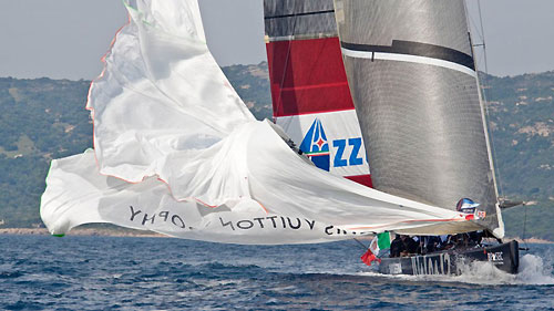 Louis Vuitton Trophy, La Maddalena, Italy. Day 6. Azzurra (ITA). Photo copyright Bob Grieser, Outsideimages NZ and Louis Vuitton Trophy.