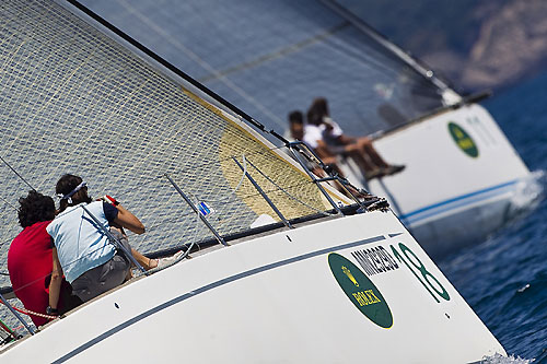 Mario Alessandro Imperato's Comet 41 Nambawan, at the start line. Photo copyright Carlo Rolex and Borlenghi.